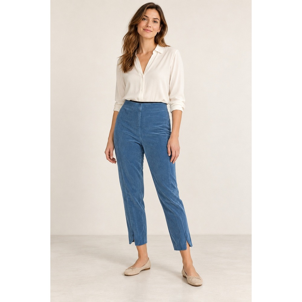 Lysse New York Light Wash High Waisted Denim Leggings Blue XL